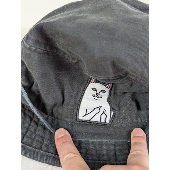 RIPNDIP Lord Nermal Bucket Hat Made in USA Skater Cat Unisex Embroidered - Picture 3 of 7